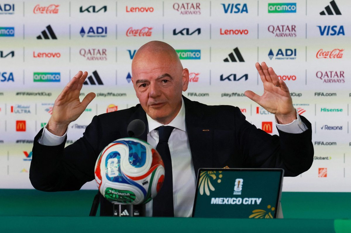 Chủ tịch FIFA châm chọc Italy vắng mặt World Cup, NEW88 cập nhật tin nóng cho fan thể thao trực tuyến - hình ảnh - new88jl.com