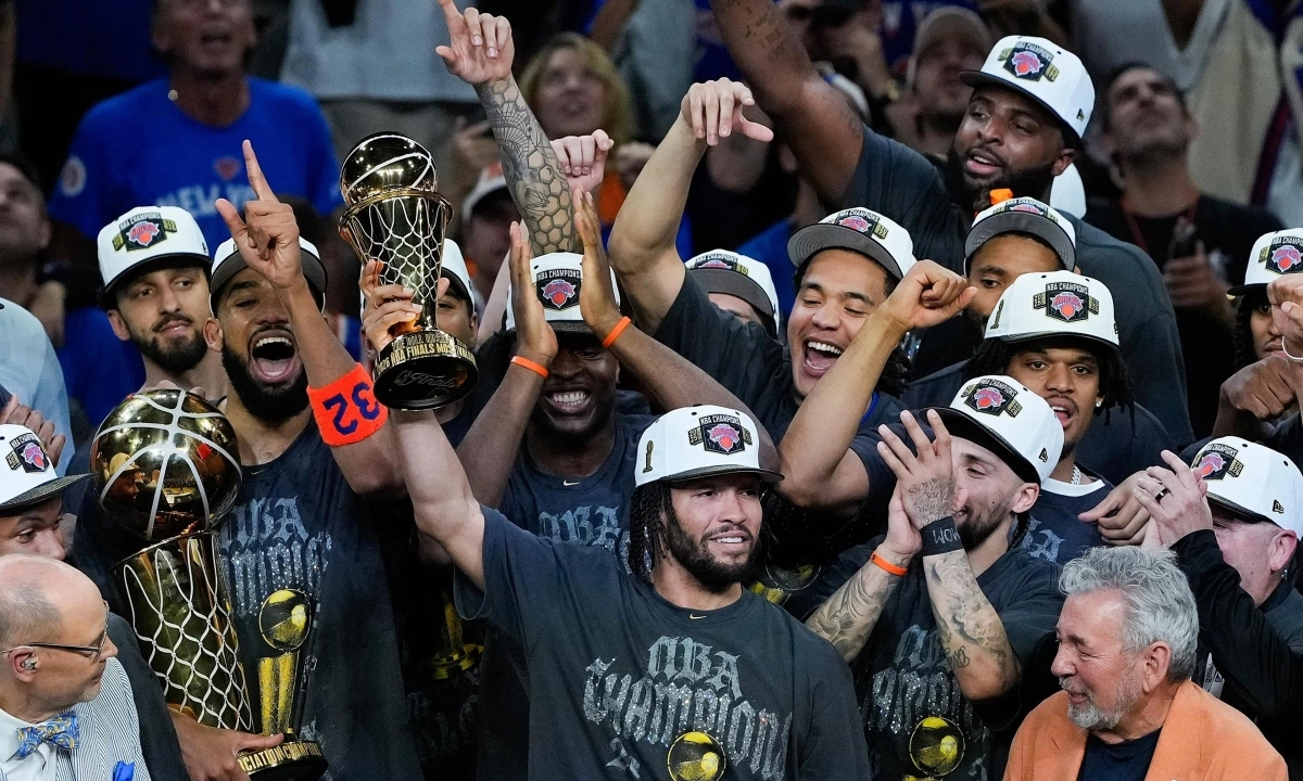 NEW88 uy tín đồng hành cùng fan Knicks ăn mừng chức vô địch NBA lịch sử - hình ảnh - new88jl.com