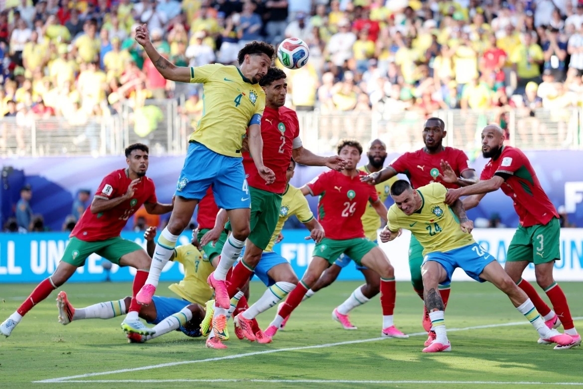 Brazil 1-1 Morocco: Vinicius Junior tỏa sáng, NEW88 baccarat cùng nhịp đập World Cup - hình ảnh - new88jl.com